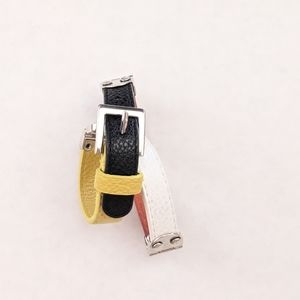 Free w/ bundle Color block leather wrap bracelet